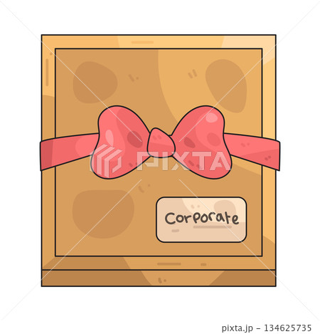 illustration of Corporate gift 134625735