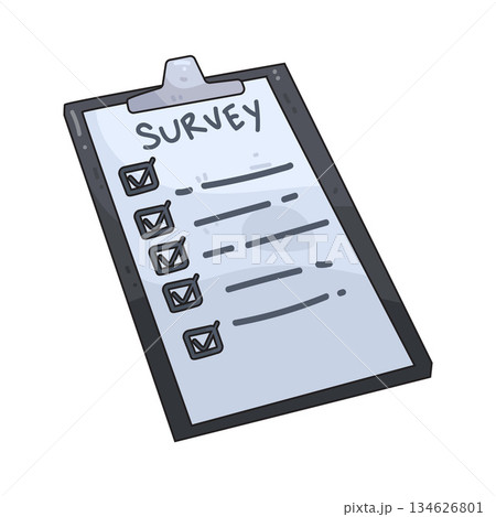 illustration of Survey 134626801