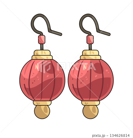 illustration of Earrings  134626814