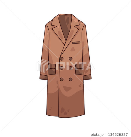 illustration of Trench coat illustration of Trench coat 134626827