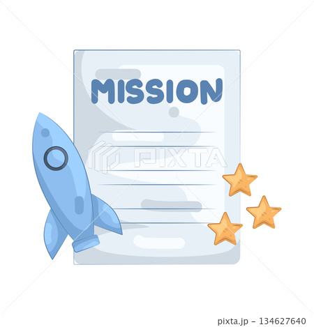 Illustration of mission Illustration of mission 134627640
