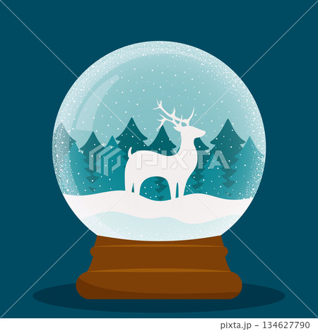 Christmas Snow Globe Christmas Snow Globe 134627790