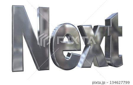 3DCG文字「Next/ネクスト」 134627799