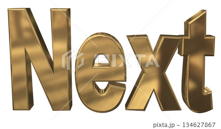 3DCG文字「Next/ネクスト」 134627867