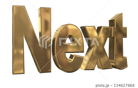 3DCG文字「Next/ネクスト」 134627868