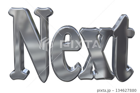3DCG文字「Next/ネクスト」 3DCG文字「Next/ネクスト」 134627880