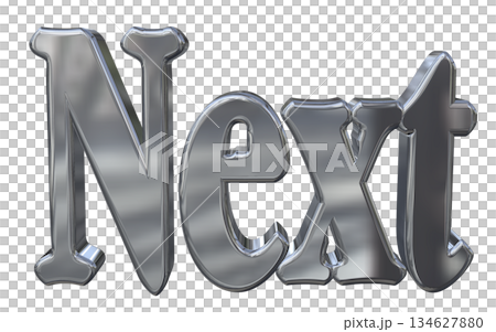 3DCG文字「Next/ネクスト」 3DCG文字「Next/ネクスト」 134627880