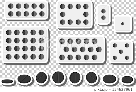 Big colored set different types of pills inside close blister Big colored set different types of pills inside close blister 134627961