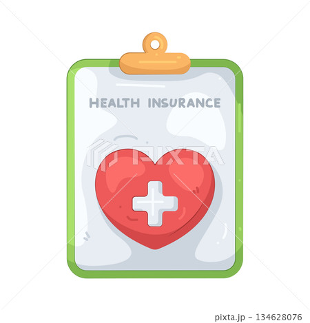 Illustration of health insurance  134628076