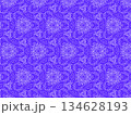 綺麗なレースのパターン素材～紫の抽象的な幾何学模様235 134628193