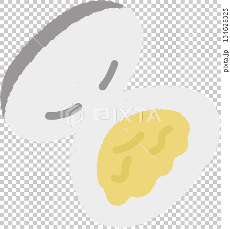 手繪圖圖示蛤蜊 134628325