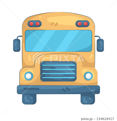Illustration of school bus Illustration of school bus 134628417
