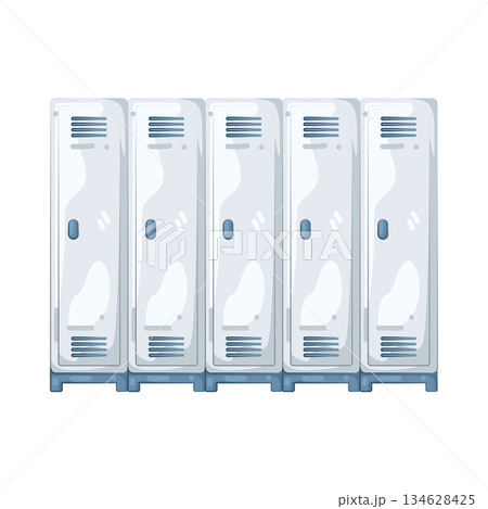 Illustration of locker 134628425