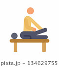 Physical Therapy Icon icon vector image. Suitable for mobile apps, web apps and print media. 134629755