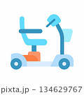 Mobility Scooter icon vector image. Suitable for mobile apps, web apps and print media. 134629767