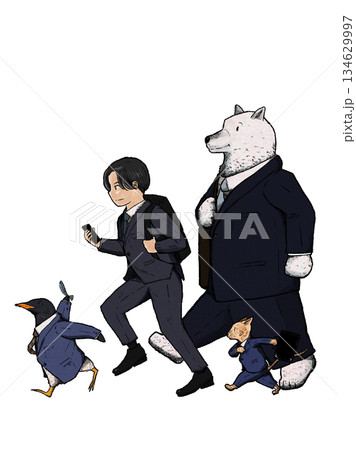 様々なサラリーマン 134629997