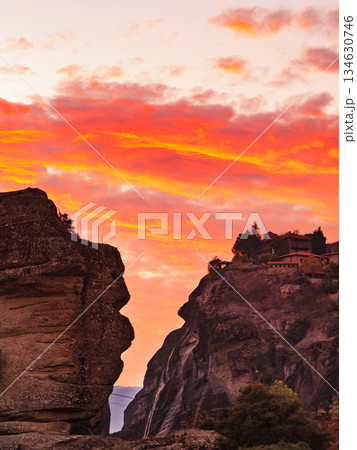 Monastery in Meteora, Greece 134630746