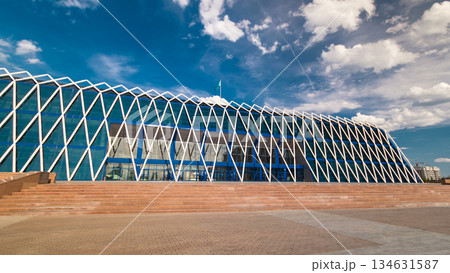 Palace of Independence timelapse hyperlapse, Central Asia, Kazakhstan, Astana Palace of Independence timelapse hyperlapse, Central Asia, Kazakhstan, Astana 134631587