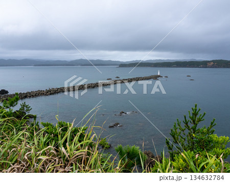 晩夏の志摩の海岸　三重県 134632784