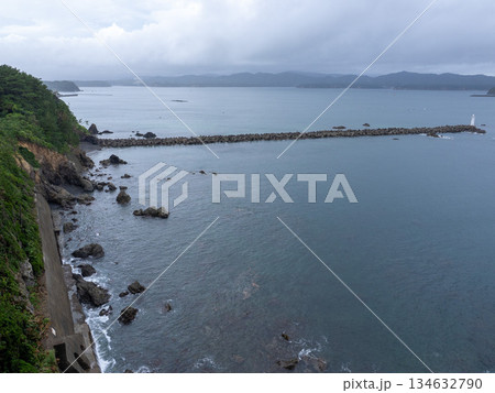 晩夏の志摩の海岸　三重県 134632790
