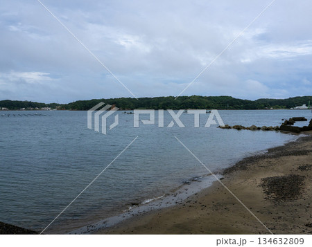 晩夏の志摩の海岸 三重県 晩夏の志摩の海岸 三重県 134632809