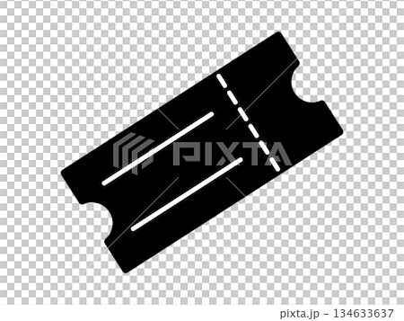 單色票圖標 134633637