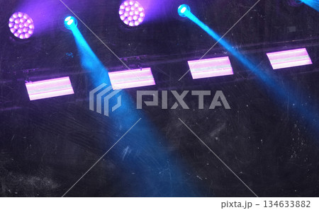 Music Concert Scenic Lights Illuminate Stage 134633882