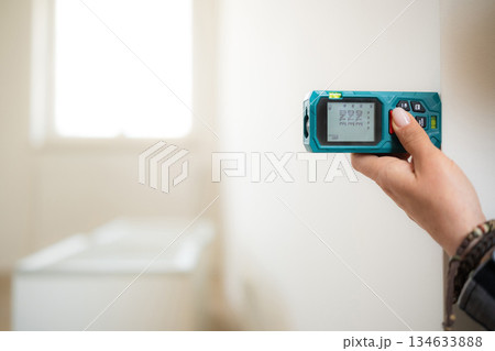 Laser Distance Meter Tool Laser Distance Meter Tool 134633888