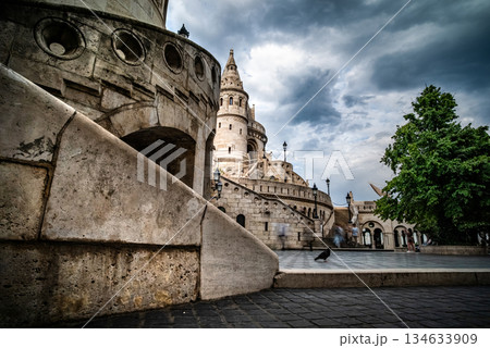 View Of Square Neat Budapest Fisherman's Bastion View Of Square Neat Budapest Fisherman's Bastion 134633909