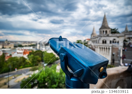 Amazing View Of Budapest And Of Fisherman's Bastion 134633911