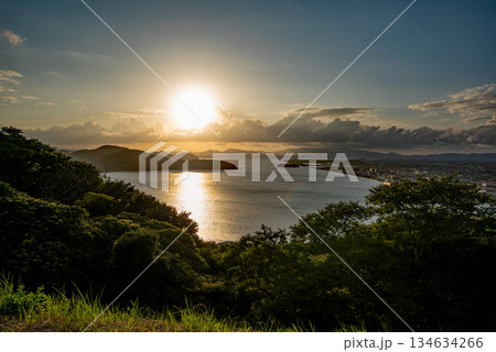 米子城跡の黄昏 米子城跡の黄昏 134634266