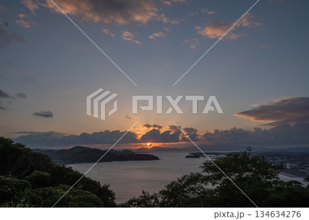 米子城跡の黄昏 米子城跡の黄昏 134634276