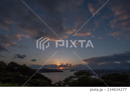 米子城跡の黄昏 134634277