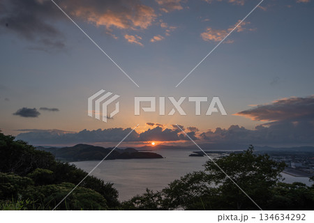 米子城跡の黄昏 米子城跡の黄昏 134634292