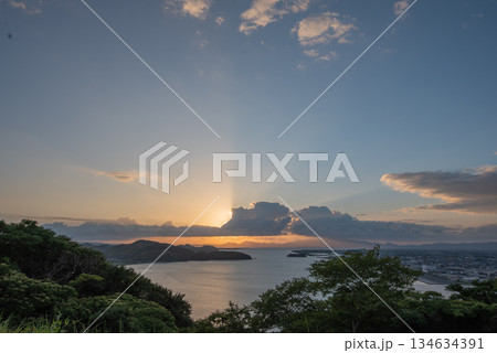 米子城跡の黄昏 米子城跡の黄昏 134634391