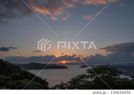 米子城跡の黄昏 134634456