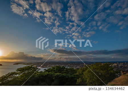 米子城跡の黄昏 米子城跡の黄昏 134634462