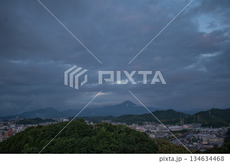 米子城跡の黄昏 米子城跡の黄昏 134634468