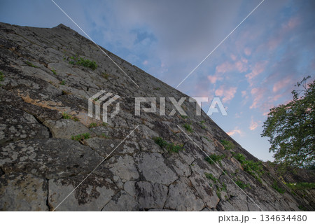 米子城跡の黄昏 134634480