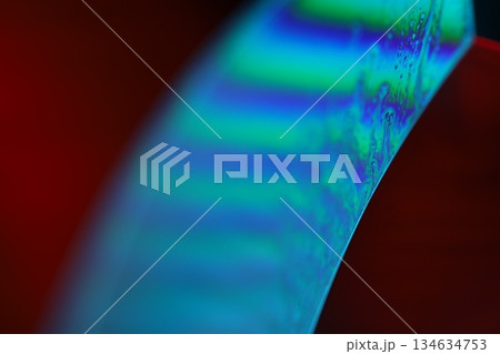 Rainbow flat film of liquid in macro, bright liquid surface, interference pattern, Bubbles in macro, connection of bubbles in macro, cell from liquid, macro abstraction Rainbow flat film of liquid in macro, bright liquid surface, interference pattern, Bubbles in macro, connection of bubbles in macro, cell from liquid, macro abstraction 134634753