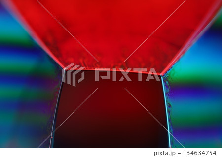 Rainbow flat film of liquid in macro, bright liquid surface, interference pattern, Bubbles in macro, connection of bubbles in macro, cell from liquid, macro abstraction Rainbow flat film of liquid in macro, bright liquid surface, interference pattern, Bubbles in macro, connection of bubbles in macro, cell from liquid, macro abstraction 134634754