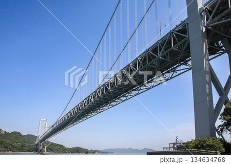 因島側より見たしまなみ海道因島大橋 134634768