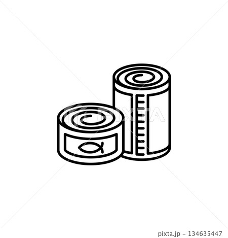 Canned Food vector icon. Adventure icon line style. perfect use for logo, presentation, website, and more. modern icon design outline style Canned Food vector icon. Adventure icon line style. perfect use for logo, presentation, website, and more. modern icon design outline style 134635447