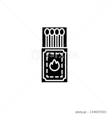 Matches vector icon. Adventure icon solid style. perfect use for logo, presentation, website, and more. modern icon design glyph style 134635503