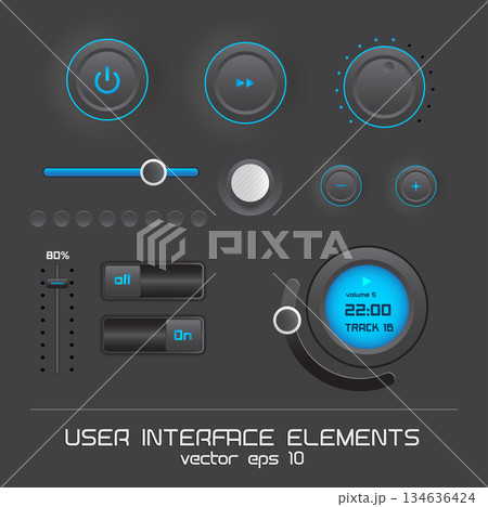 Web user interface design elements 134636424