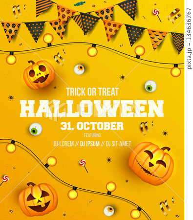 Halloween poster design Halloween poster design 134636767