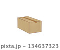 段ボール箱（閉） 134637323