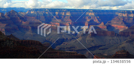 Cloudy Day At The Grand Canyon Arizona Cloudy Day At The Grand Canyon Arizona 134638556