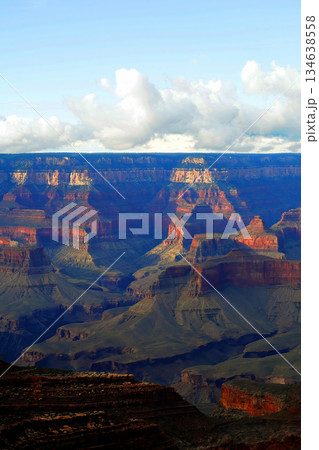 Cloudy Day At The Grand Canyon Arizona 134638558