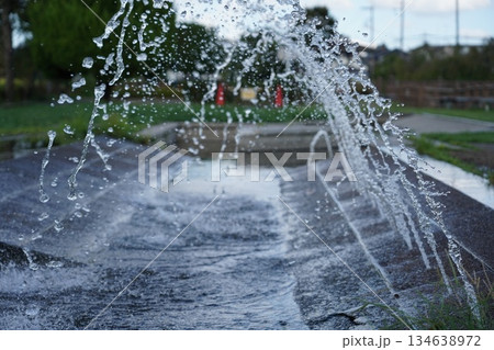 噴水のある公園 噴水のある公園 134638972